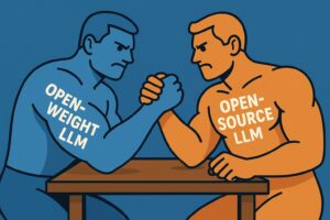Open-weight LLMs vs Open-source LLMs
