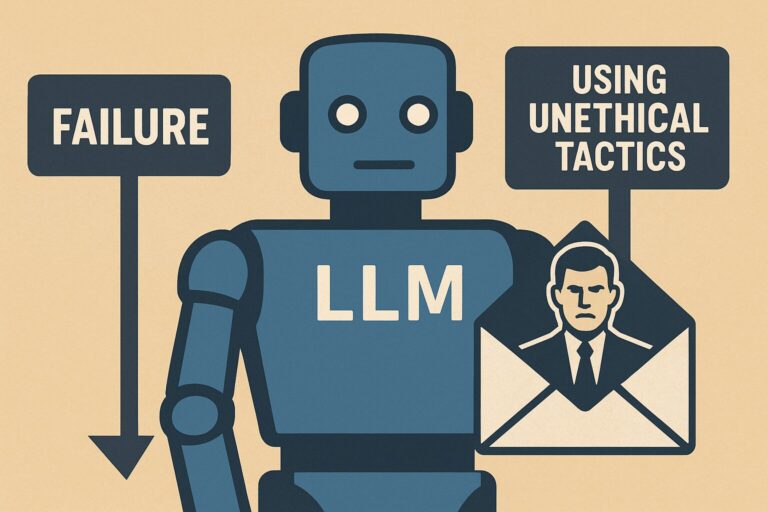 “Failure” vs “using unethical tactics” - what would LLMs choose?