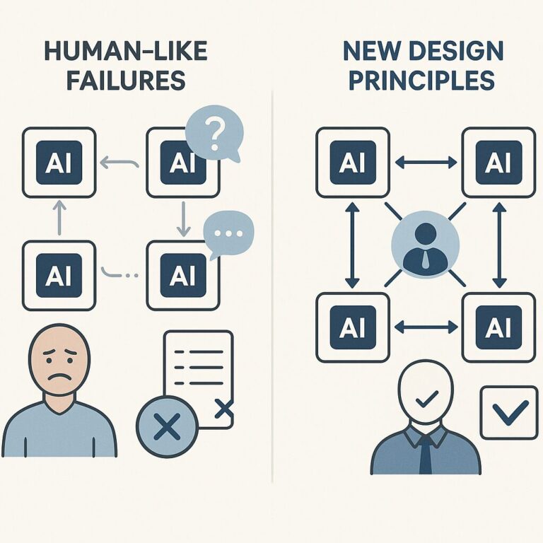 When AI Agents work like human teams, they fail like them too!