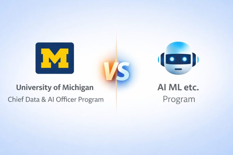 Michigan vs AI ML etc.