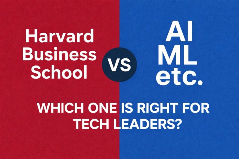 Harvard Business School vs AI ML etc.