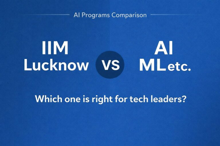 IIM Lucknow vs AI ML etc.