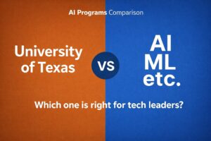 McCombs School of Business at the University of Texas vs AI ML etc.